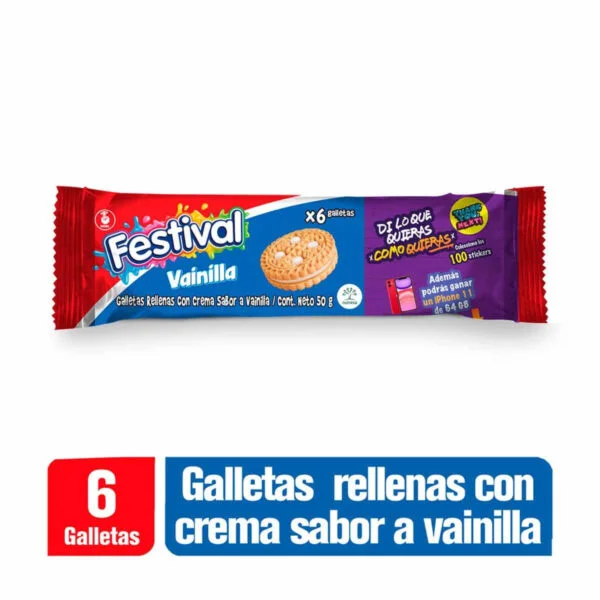 FESTIVAL VAINILLA 50G