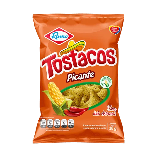 TOSTACOS PICANTES 38 G